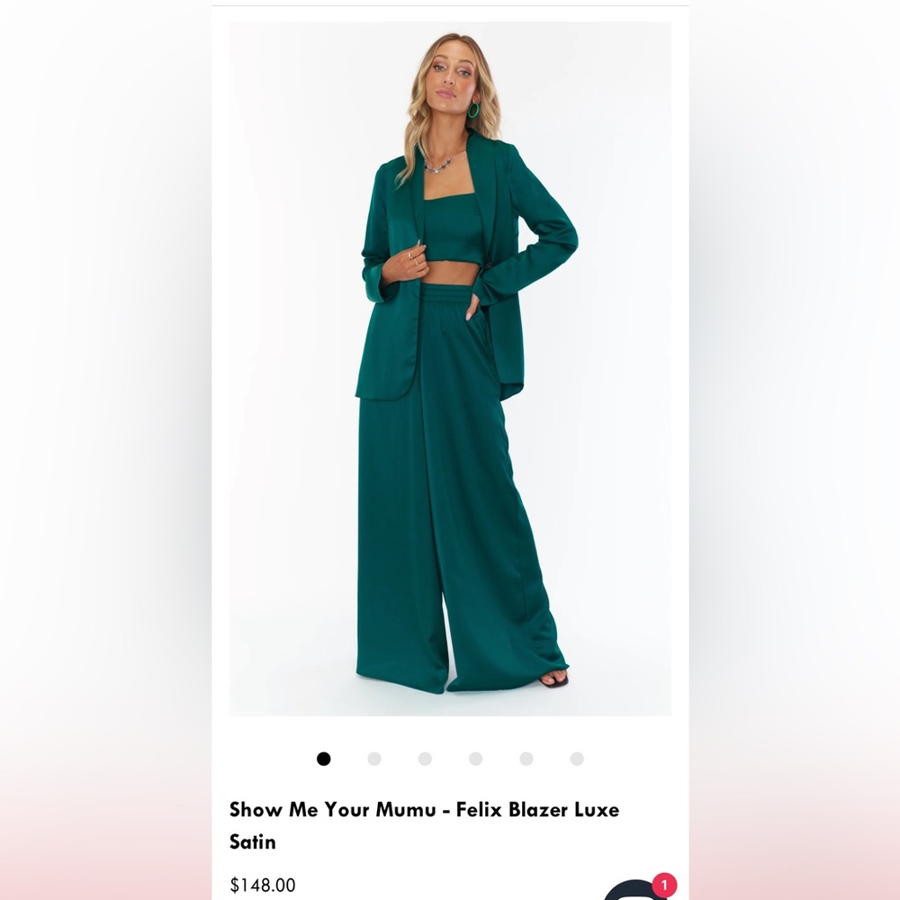 MUMU Felix Blazer and Pant Set